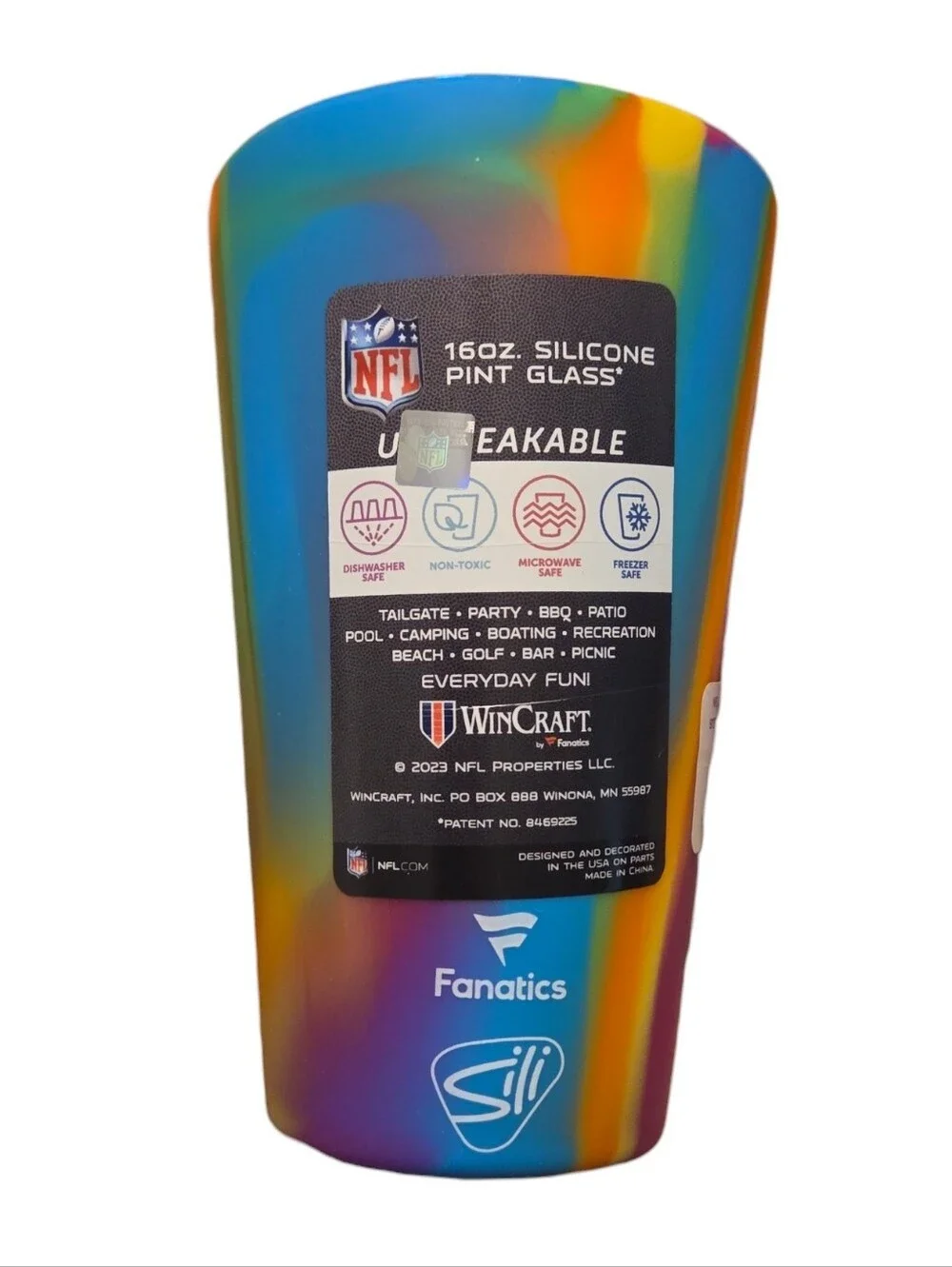 Pittsburgh Steelers Nfl Silicone Pint Glass